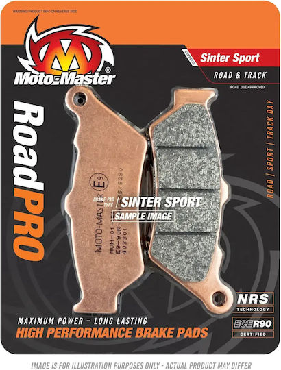 Moto-master Metallic Motorcycle Brake Pads 413705 1 Set 1 Caliper