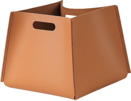 Espiel Set of Decorative Baskets Straw with Handles Brown 26.5x26.5x26.5cm 2pcs