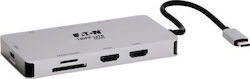 Eaton Tripp Lite USB-C Docking Station με HDMI 4K PD Ethernet Eaton Tripp Lite USB-C Docking Station με HDMI 4K PD Ethernet