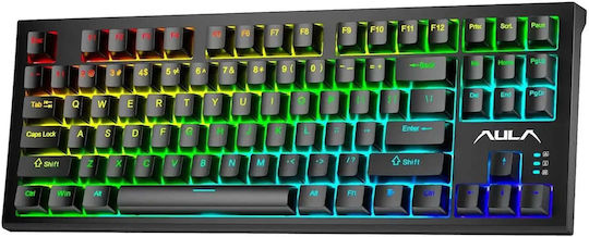 Aula F3032 Gaming Mechanical Keyboard Tenkeyless with RGB lighting (Greek)