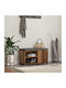 Mobilier de Intrare cu Bancă Old Wood 80x38x46cm