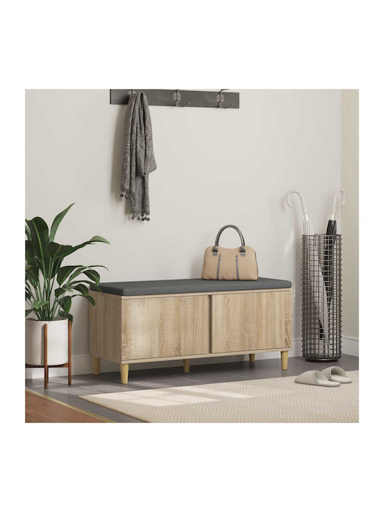 Eingangsmöbel mit Bank Sonoma Oak 60x38x46cm