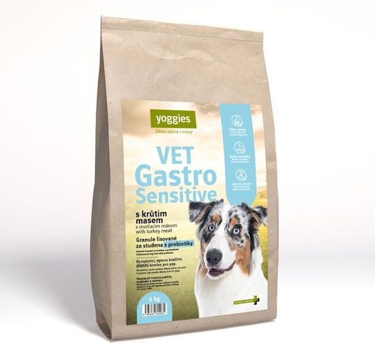 Dry Dog Food Vet Gastro Sensitive Turkey & Probiotics Cold Pressed Yoggies Normal 5 Kg