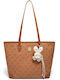 Women's Bag Shopper Shoulder Brown