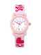 Kids Analog Watch with Metal Bracelet Pink