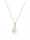 Polytimo Necklace from Gold 14K with Pearls