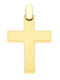 Fa Cad'oro Women's Cross from Gold Plated Steel with Chain