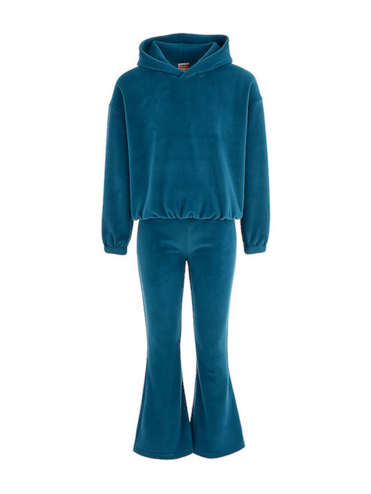 Joyce Winter Παιδικό Σετ Φόρμας Turquoise 2τμχ