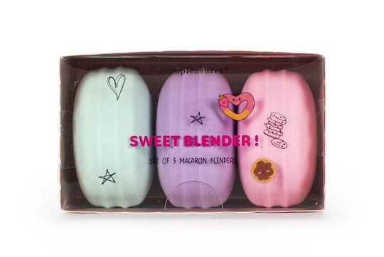Tri-Coastal Design Σετ με Σφουγγαράκια Μακιγιάζ για Foundation Macarons 3τμχ