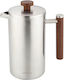 KING Hoff Manual Filter Coffee Maker Stainless Steel Silver 1lt