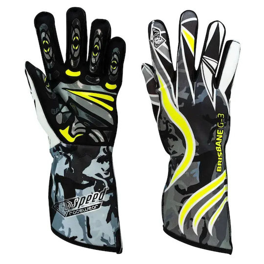 Speed Racewear Brisbane Men's Kart Driver Gloves Black