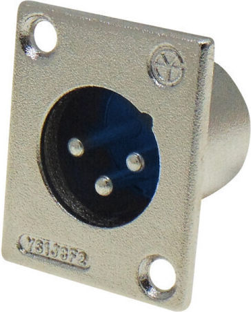 Canon Chassis 3p Male Nickel Jt-2111 Lz138 Jkg