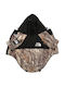 Denik Pets Brown Waterproof / Windproof Dog Coat with Hood XLarge with 40cm Back Length