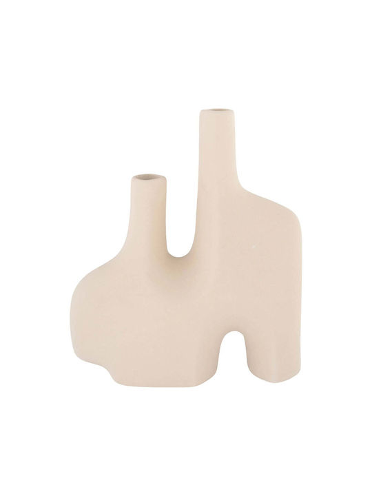Ceramic Vase Sand W23.5 X H27 X L8 Cm House Nordic