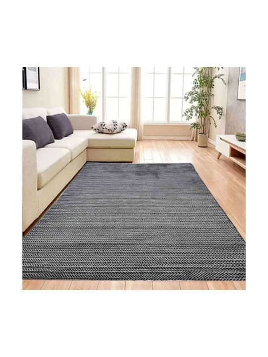 SpitiBazaar Covor Rectangular Black Grey