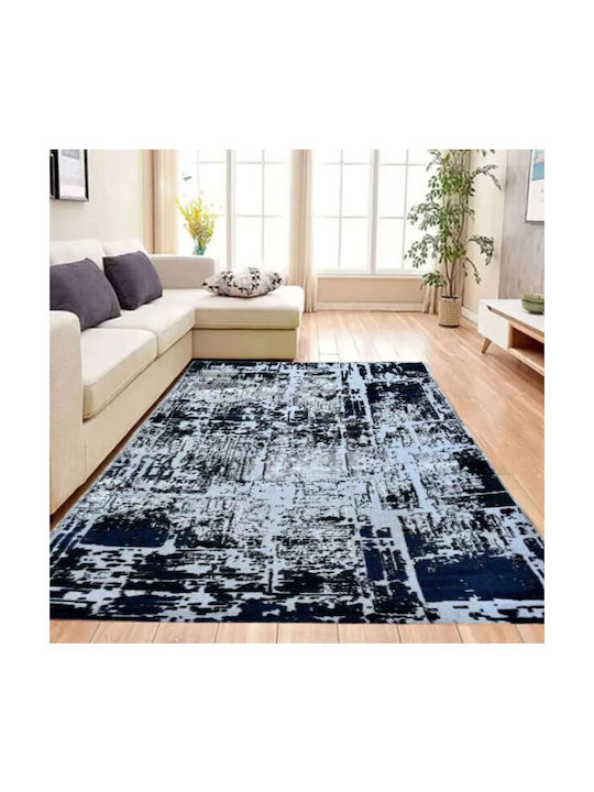 SpitiBazaar Covor Rectangular Grey Black