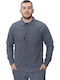 Μακρυμάνικo Κοτλέ Overshirt Silver Grey