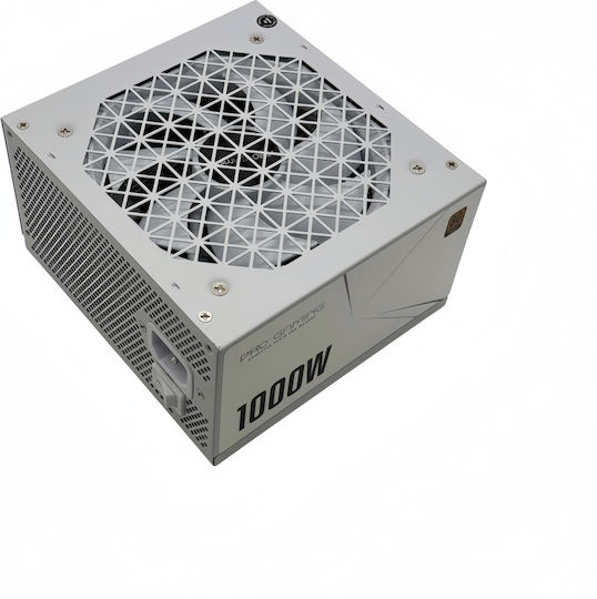 ProGaming 1000W Бял Компютърно захранване Пълен модул 80 Plus Gold (PGPSU1000W1)