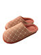 Winter Women's Slippers with Fur Pink