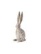 Artekko Cement Beige Concrete Decorative Rabbit 13.5x11.5x32.5 Cm