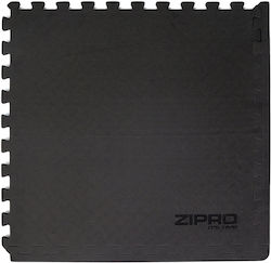 Zipro Δάπεδα Παζλ Γυμναστηρίου 4τμχ Μαύρα