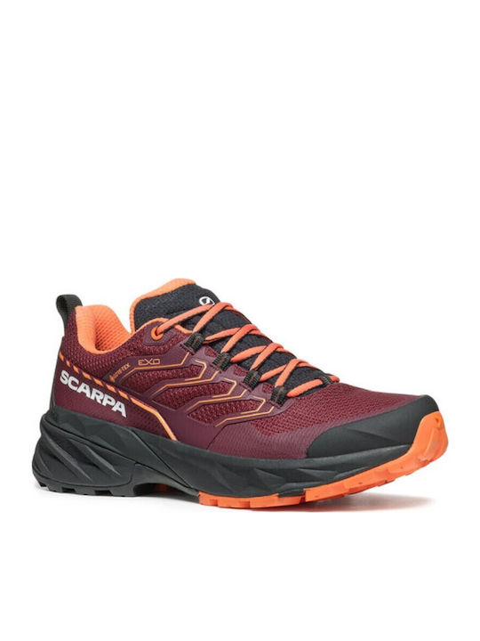 Scarpa Rush 2 Women's Hiking Shoes Waterproof with Gore-Tex Membrane Burgundy