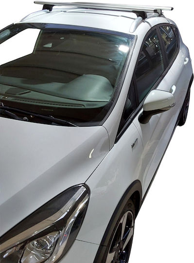 Nordrive Μπάρες Οροφής Αλουμινίου για Ford Fiesta 2021-2023 (Σετ με πόδια)