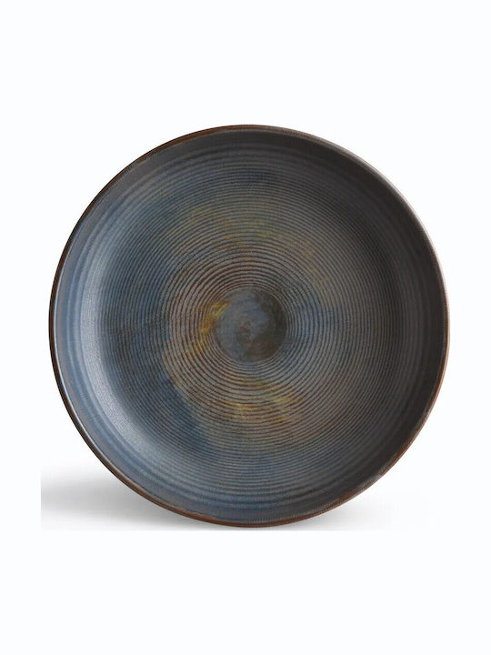 Ionia Plate Soup Ceramic Brown with Diameter 22cm 6pcs