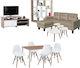 HomeMarkt Σετ Σαλονιού 9τμχ HM21297