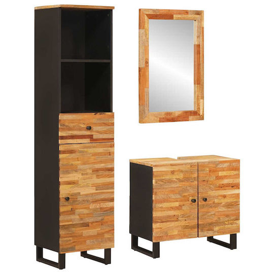 vidaXL Countertop without Sink with Mirror Coffee