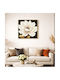 Canvas Painting 63x63x3cm Flower Gold Frame Forhome 905801 Home