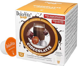 Капсули Dolce Gusto Съвместими Dolce Vita Напитка Шоколадово Мляко 12 Броя