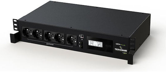 Tecnoware ERA PLUS UPS (VI) Linie-interaktiv 1200VA 840W mit 5 Schuko-Steckdosen