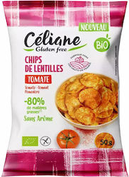 Celiane Kartoffelchips Rote Linsen Geschmack Tomaten Glutenfrei 50 g