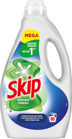 Skip Detergent Lichid Pentru Mașina De Spălat Rufe Spring Fresh 90mez 4,5lt