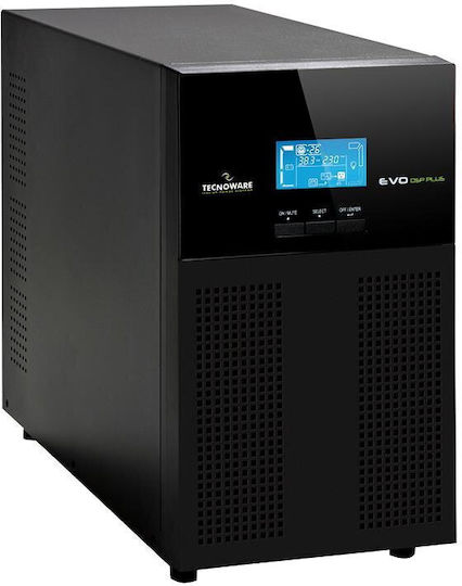 Tecnoware EVO DSP PLUS UPS On-Line 3600VA 3240W με 4 IEC Πρίζες