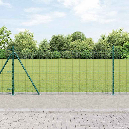 vidaXL Draht für Gartenzaun aus Stahl 3.2x3.2x90cm 26Stück Green