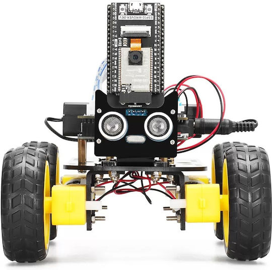 Tscinbuny Ferngesteuertes Roboter 4WD Schwarz mit Kamera
