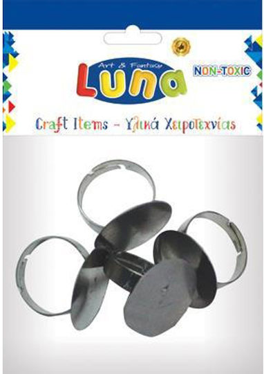 389554 Bază De Inel 20mm 4 Bucăți Metalică Luna Set 12 Bucăți Set 12 Bucăți