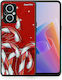 Candy Cane Oppo Reno7 Lite Θήκη
