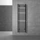 LuxeBath Electric Towel Rail 900W 150x40cm Black