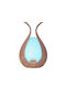 Sixu Lumini LED Dispozitiv de aromaterapie Ultrasonic cu temporizator Maro 200ml
