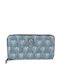 Große Damenbrieftasche Blau