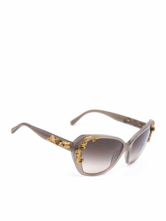 Dolce & Gabbana Unisex Sunglasses With Beige Frame And Brown Lens DG4167 267913
