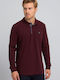 Long Sleeve Blouse Burgundy
