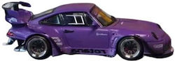 Macheta Auto Porsche Rwb 993 New Matte Violet 1:64 Street Weapon