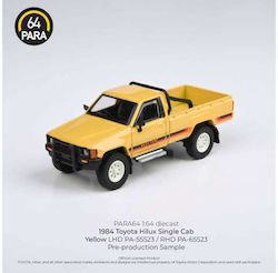 Toyota Hilux Single Cab 1984 Yellow 1:64 Para64 Model Car