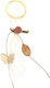 Bellissimo Christening Charm Keychain White 50pcs