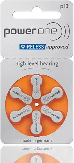 Hearing Aid Batteries 13 1.45V 6pcs