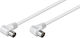Cablu Antenă Coaxial de sex masculin - Coaxial de sex feminin Alb 1.5m (03.003.0104)